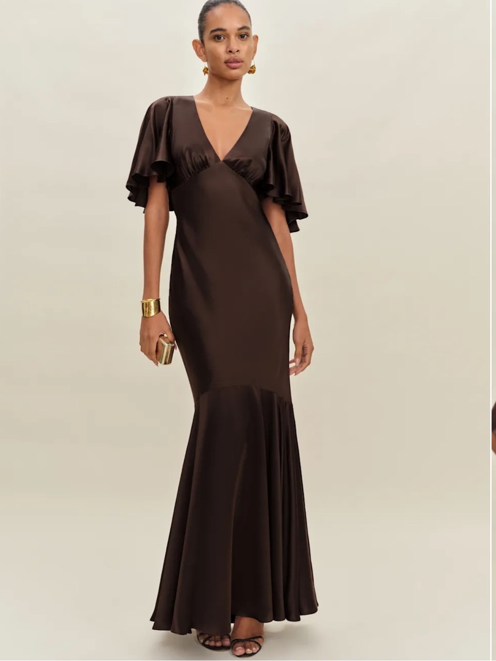 Reformation Thea Silk Open-Back Dress NWT - Picture 4 of 14